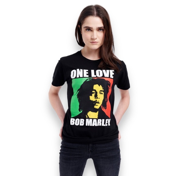 Zion Rootswear Tops - NWT Official Bob Marley One Love Rasta T-Shirt Jamaica Collection Womens S